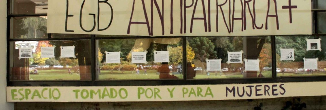 Mostrar lienzos de toma feminista.